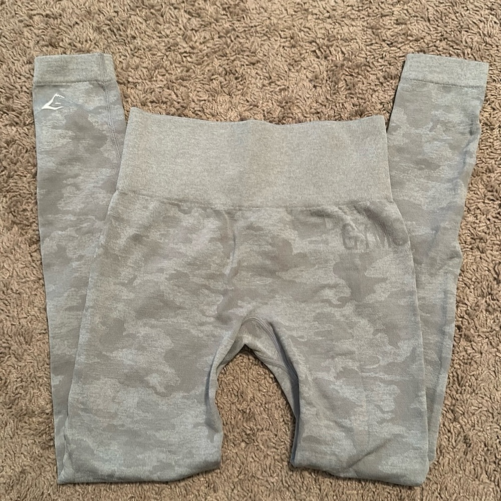 Gymshark Adapt Camo Seamless Leggings - grey